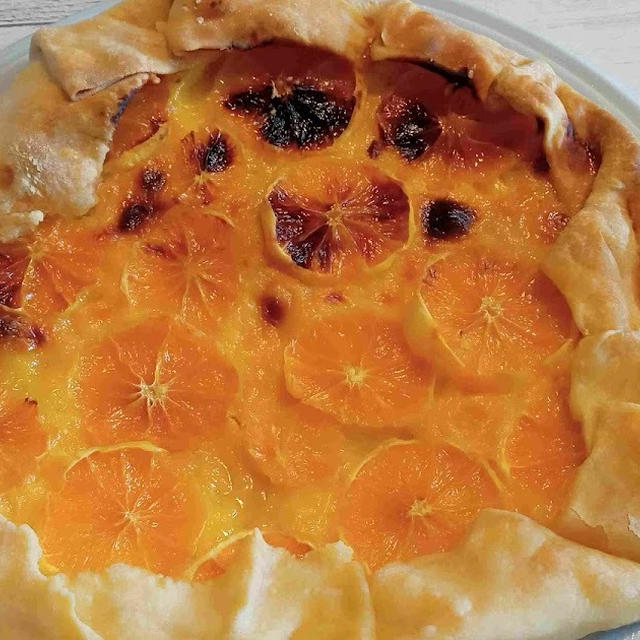さわやかで贅沢なフルーツパイ「オレンジカスタードパイ」 レシピ59