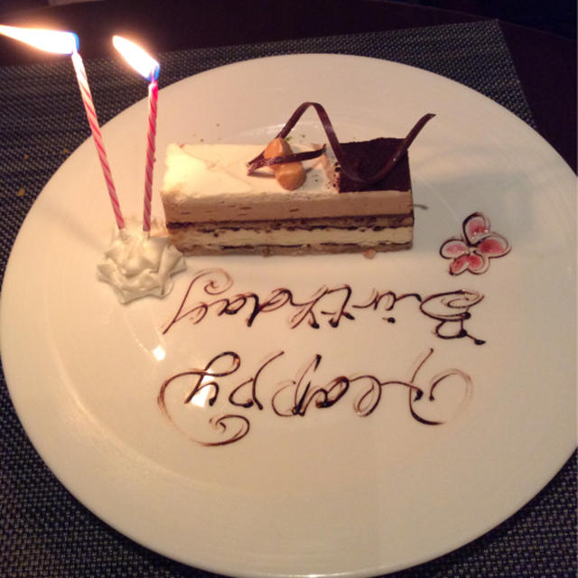 お誕生日ケーキは恥ずかしいお年頃