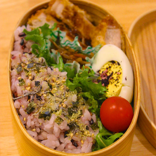 【　受験に勝つ！な夫のお弁当　】