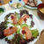 マグロづけのサニーレタス巻き巻き。