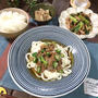 ご飯ススム〜！豚肉と小松菜のマヨ生姜焼き♪…野菜のビタミンを効率よく摂取する調理法。