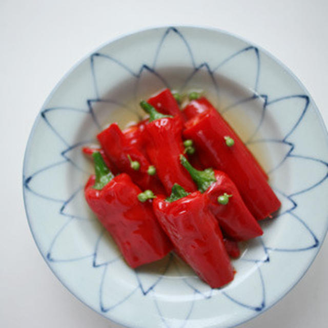 万願寺とうがらしの実山椒煮