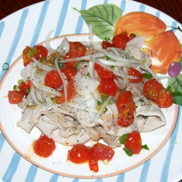 豚しゃぶのイタリアン風