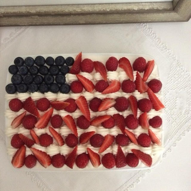 独立記念日のケーキ