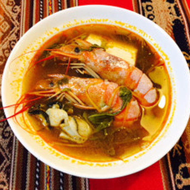 Tom yum goong☆ ต้มยำกุ้ง☆　我が家の具沢山トムヤムクン☆