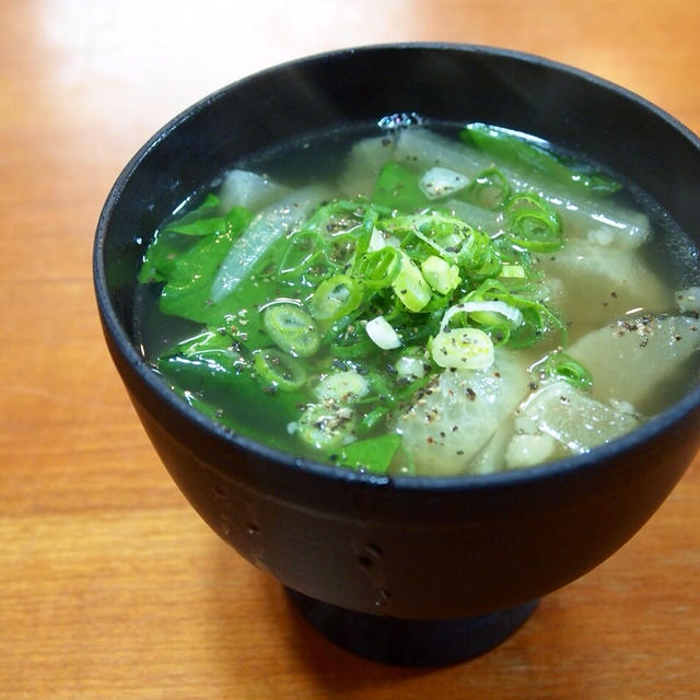 鯛の子と牛すじスープ