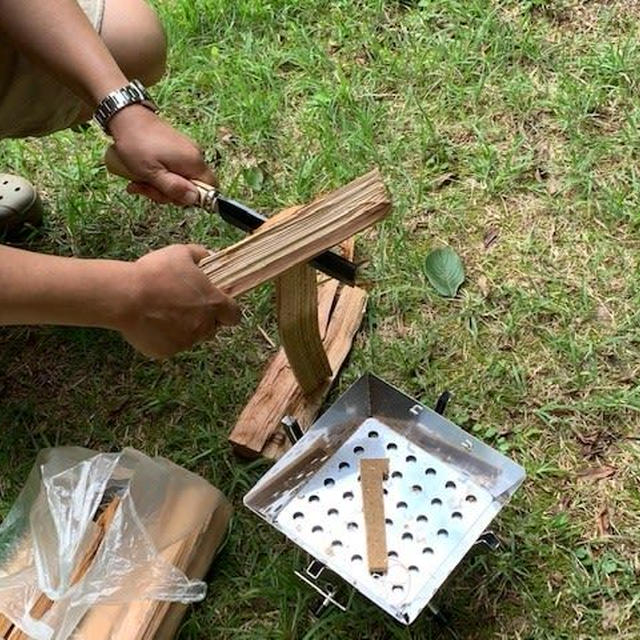 デイキャンプ①　焚火