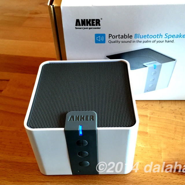 【レビュー】持ち運びできるAnker ポータブル Bluetooth 4.0 コンパクトスピーカー