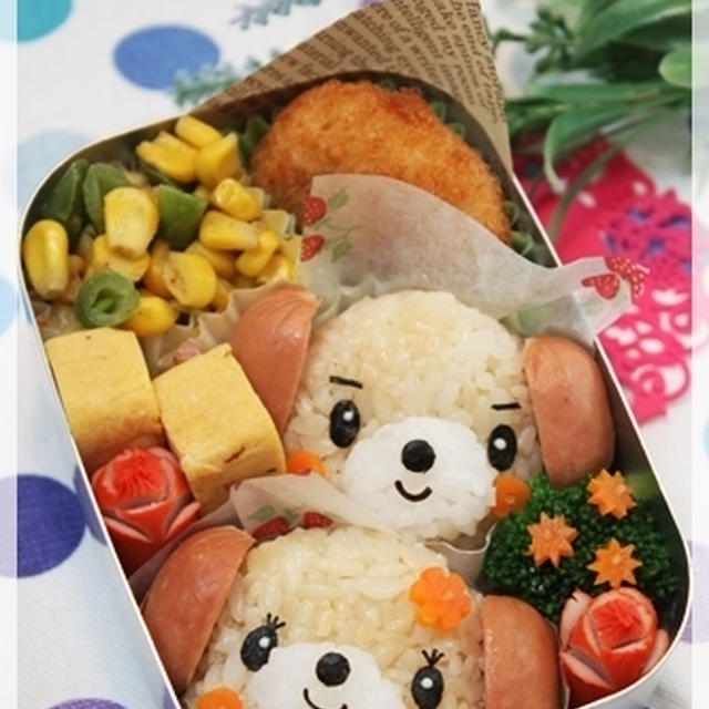 コロッとわんちゃんのお弁当♪