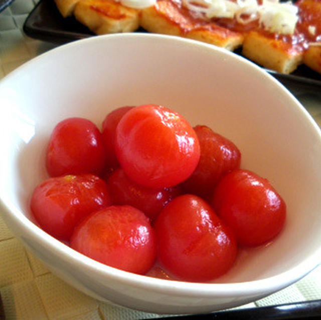 プチトマトのコンポート 梅酒仕立て By 健太郎さん レシピブログ 料理ブログのレシピ満載