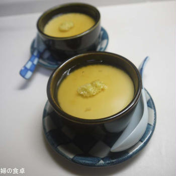 茶碗蒸し・・・冷製？　熱々？