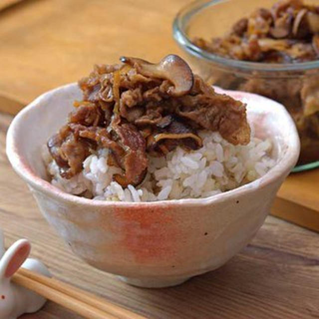 【作り置き・牛肉レシピ】新米の美味しい時期に！！牛肉と椎茸のしぐれ煮の作り方
