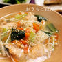 少ない鶏胸肉であんかけ風、胚芽米と、時短晩ごはん