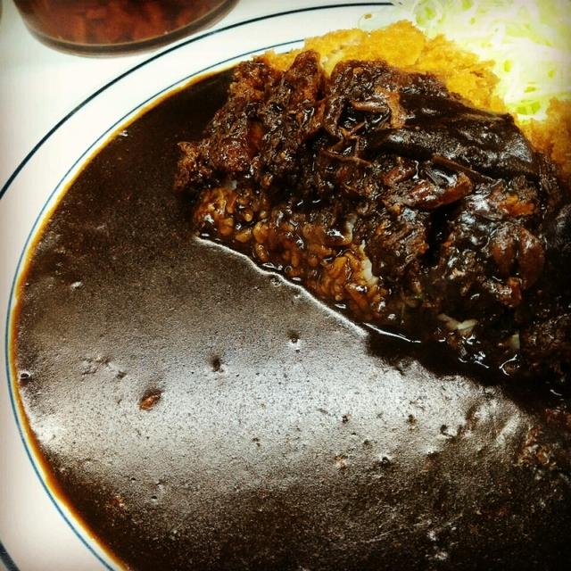 《神保町 キッチン南海》#濃厚熟成 #黒カレー #カツカレー ✡