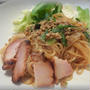 冷たい麺が美味しい朝