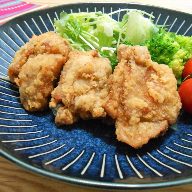 簡単！！鶏もも肉の唐揚げの作り方/レシピ