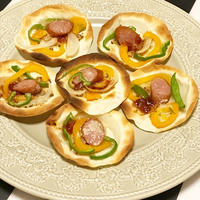 話題のスパイスでおいしいおうちごはん「餃子皮ピッツァ」