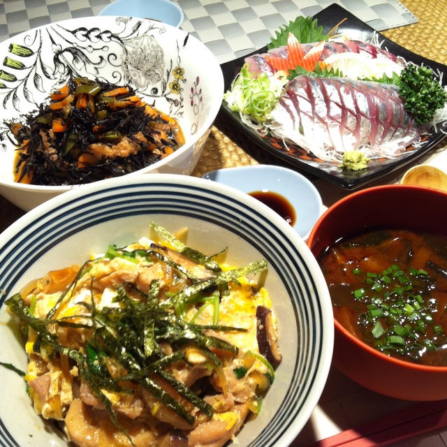 親子丼の献立