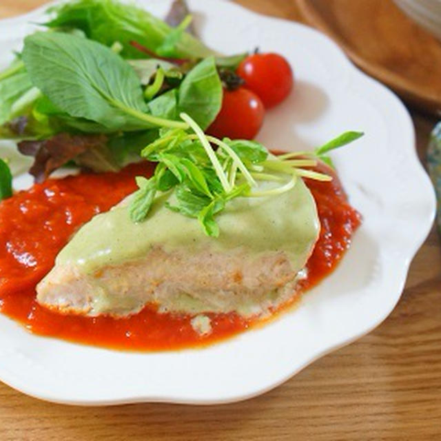 鶏むね肉のソテーバジルマヨ風味