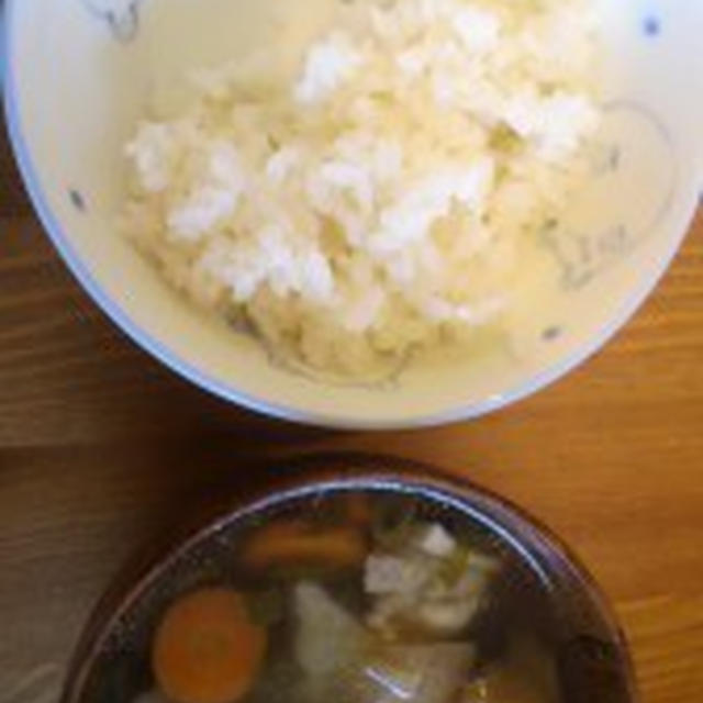 ★●白いごはんとお味噌汁