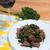 パセリと牛肉の炒め物
