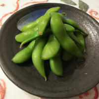だしまろ酢で枝豆