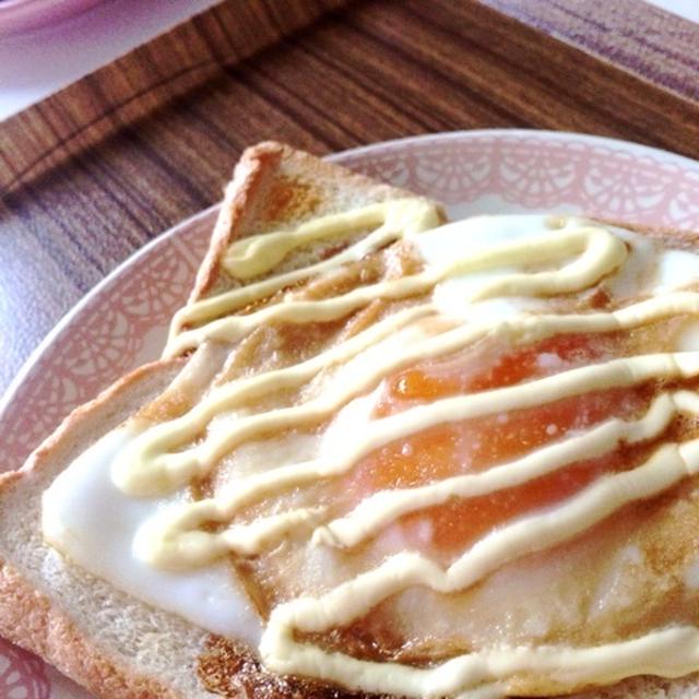 照りマヨトーストで朝ごはん
