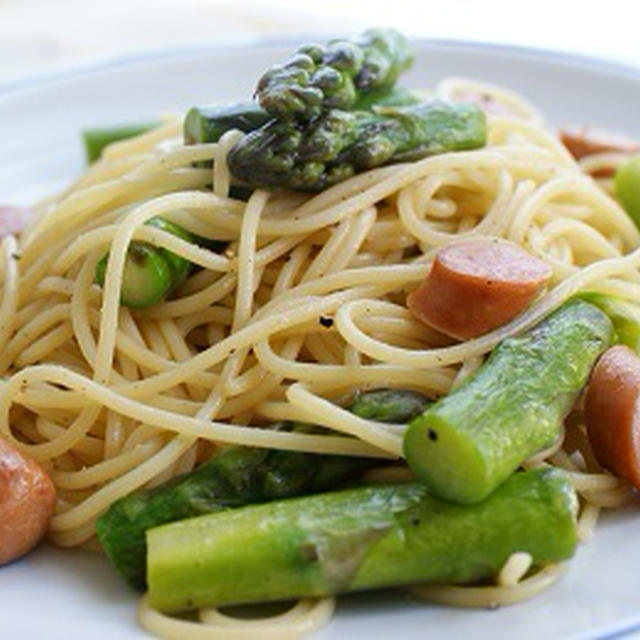 アスパラの塩パスタ