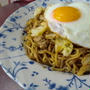 ひき肉とキャベツのソース焼きそば～お出かけ前のランチ
