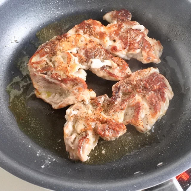 【食費節約】豚こまをステーキにする方法♪