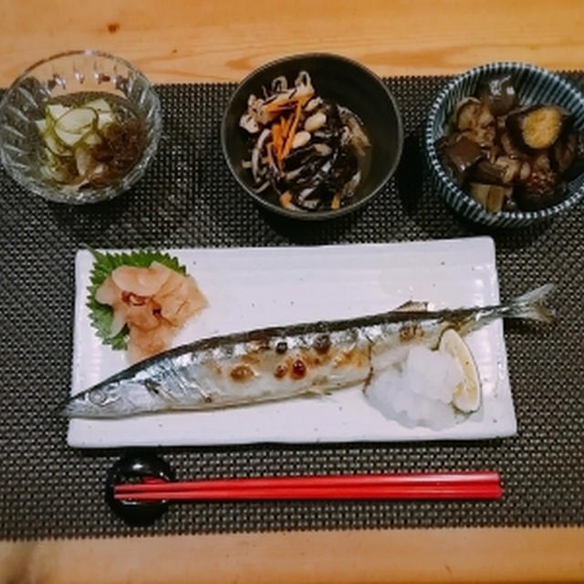 秋刀魚は塩焼きだけじゃない？！デザートはおすすめ「かおり梨」をコンポートに。