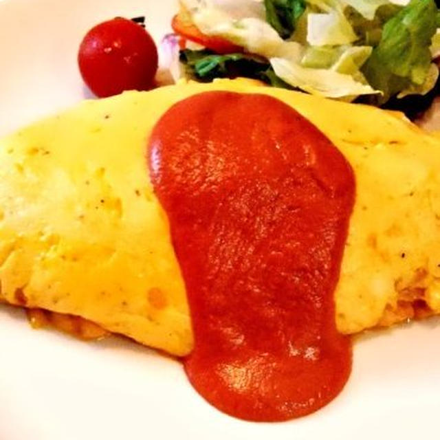 omu-rice classic style