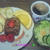 Good－morning ラビっ子のチョコケーキ＆フルーツ野菜サラダコンビ～じゃよ♪