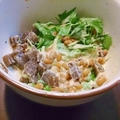 【糖質制限】シャキシャキ水菜と納豆の簡単サラダ