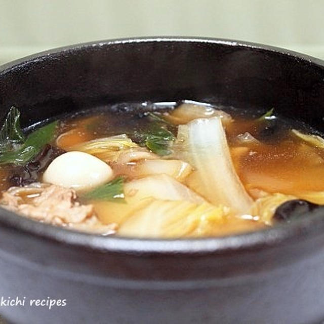 石焼き中華つけ麺＆「今年の我が家の恵方巻き」です