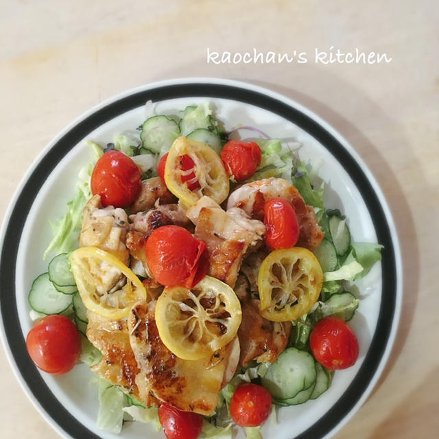 漬けて焼くだけ＊爽やかな香り＊バジルレモンチキン[スパイス大使]