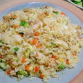 塩豚とゴーヤのチャーハン【特筆すべきことなし、ただ美味】