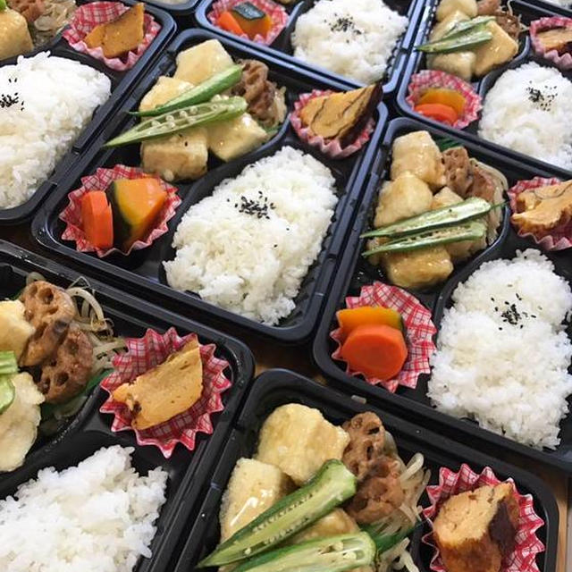 きょうのお弁当は揚げ出し豆腐(^^♪