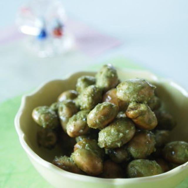 抹茶の福豆菓子。。。