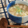 鶏南蛮うどん・生姜あん仕上げ。