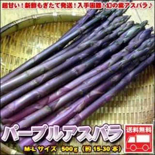 北海道産　パープルアスパラ❀紹介