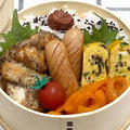 【お弁当】お弁当作り/フライパン1つでお弁当/ささみのゆかり天ぷら