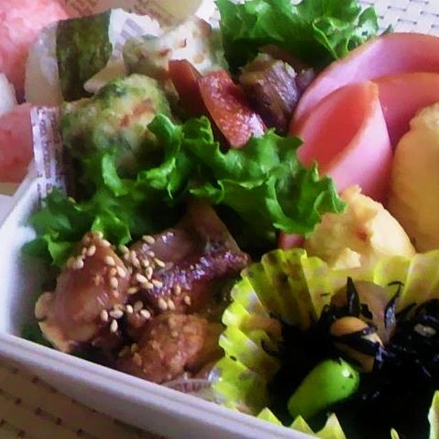 週末の和風弁当