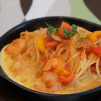 海老入り鉄板ナポリタン