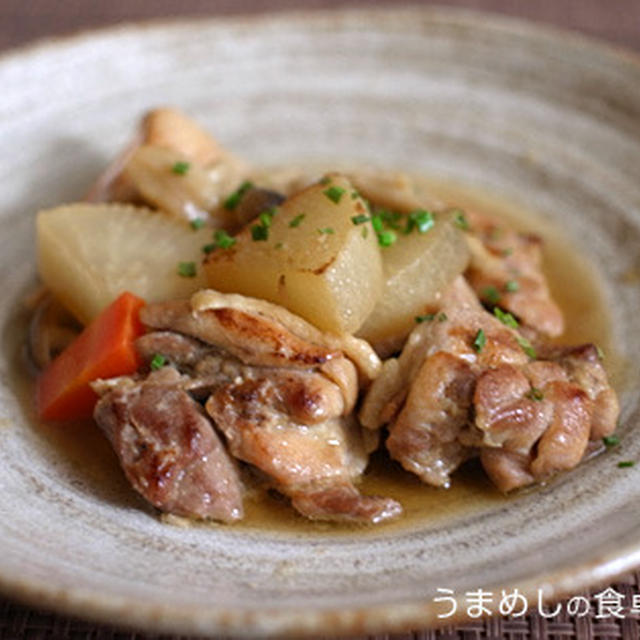 鶏肉と大根のオイスター煮