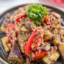 ＊【レシピ】どんどんお箸が進む♡なすとトマトの肉味噌炒め＊