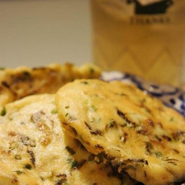 ☆枝豆と高菜入りお豆腐の揚げ焼き☆