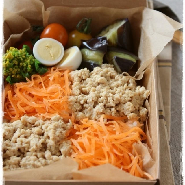 お弁当にも便利！豆腐そぼろとしっとり塩にんじん