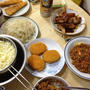 モッツァレラ入ミートソーススパゲティやらて晩酌