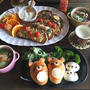 ロールパンでリラックマ＊朝ごはん